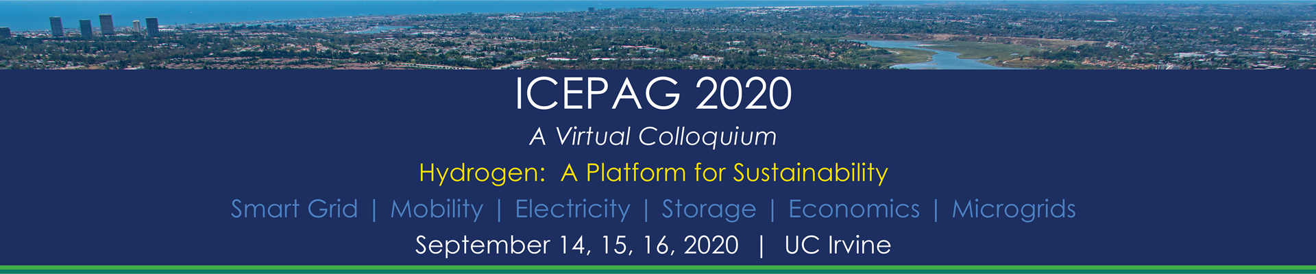 ICEPAG 2020 Hydrogen: A Platform for Sustainability  Header Image
